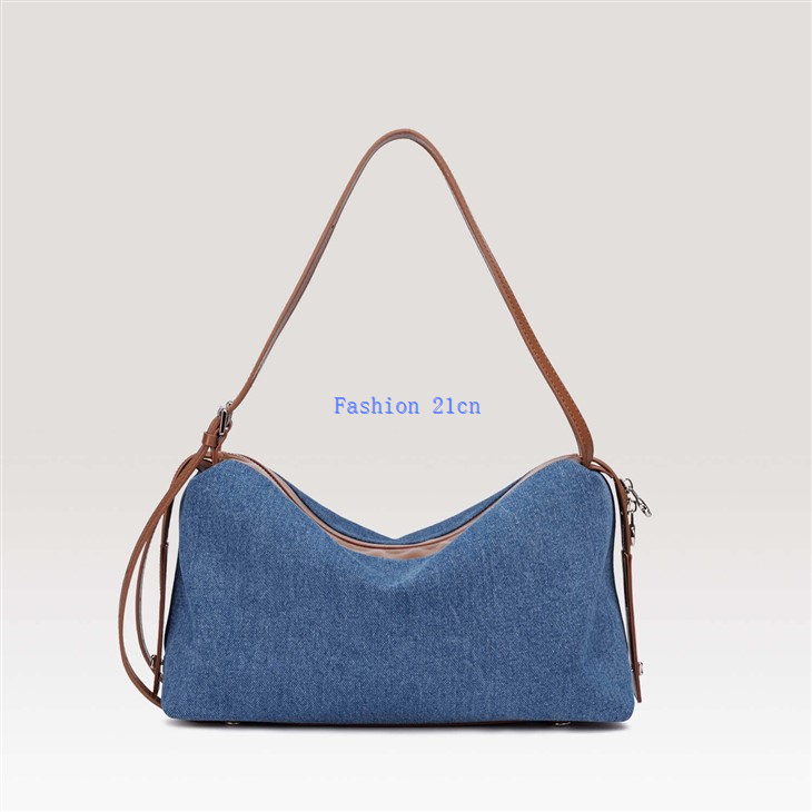 2025 Women's Blue Denim Shoulder Bag high quality